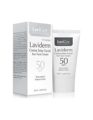 Laviderm Crema Solar Facial Spf 50+ Color (Soleil) 50 Ml de Lavigor