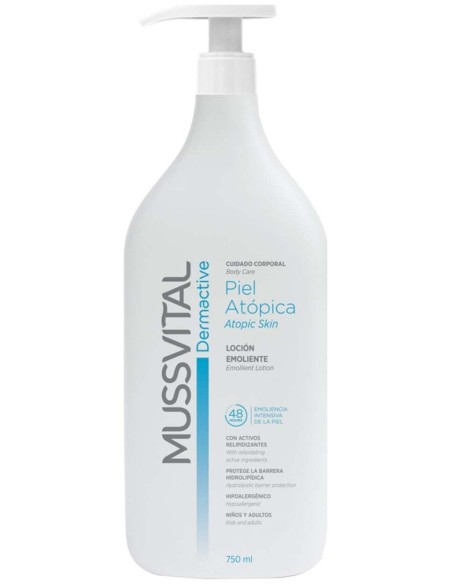 Mussvital Dermactive Leche Piel Atopica 750Ml de Mussvital