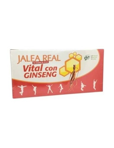Jalea Real Vital Con Ginseng 20 Amp de Ghf