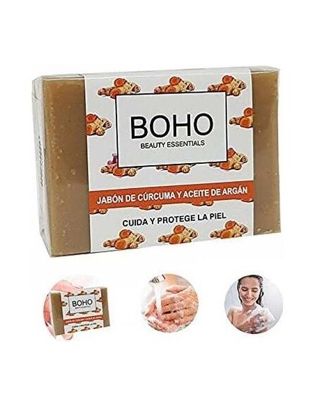 Curcuma Y Argan Jabon Pastilla 100Gr. de Boho