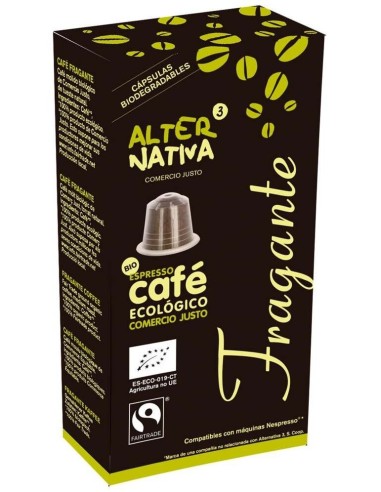 Cafe Fragante 10Capsulas Cafe Biodegradable. Eco de Alternativa 3
