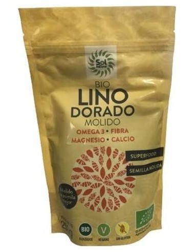 Semillas De Lino Doradas Trituradas Bio 250 g  de Solnatural