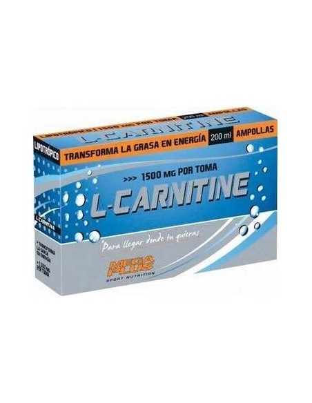L-Carnitina 1500Mg 20Amp. de Mega Plus