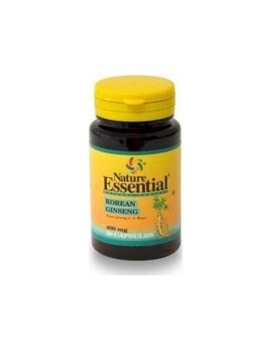 Ginseng Koreano 400Mg. 50Cap. de Nature Essential