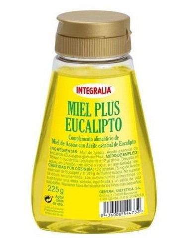 Miel Plus Eucalipto 225 G de Integralia.