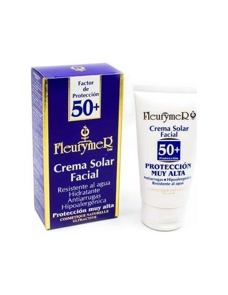 Crema Solar  Facial Spf-50+ Tubo de Fleurymer
