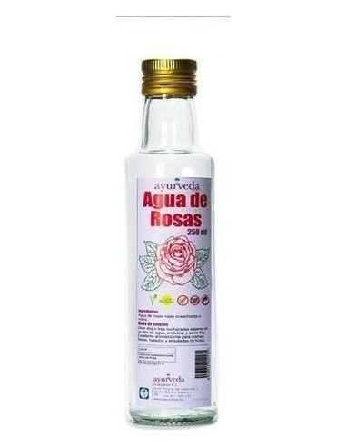 Agua De Rosas Rojas 250 Mililitros Ayurveda Autentico