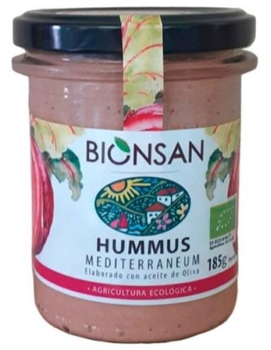 Hummus Mediterraneum 185Gr. Eco Vegan de Bionsan