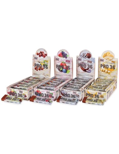 Pro 36 Barrita Proteica 36% F.Bosque 24Udsx35 Gr de Best Protein
