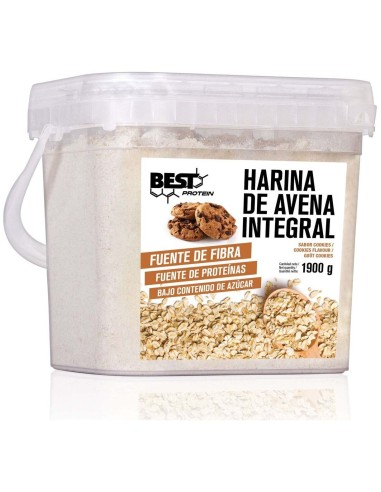 Harina De Avena Integral Cookies 1900Gr. de Best Protein