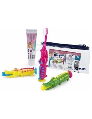 Cepillo Kin Viaje Infantil Inicio + Pasta 25Ml de Kin