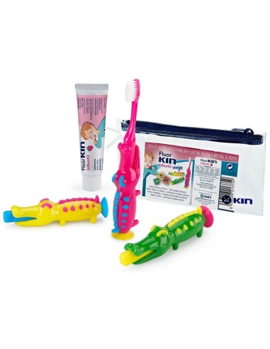 Cepillo Kin Viaje Infantil Inicio + Pasta 25Ml de Kin