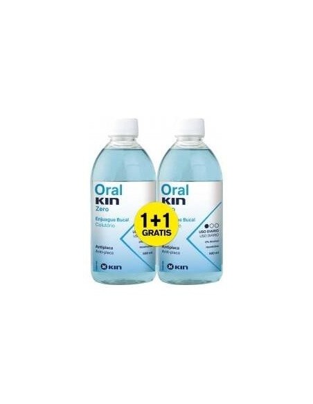 Pack Oralkin Zero Enjuage 500Ml 2X1 de Kin