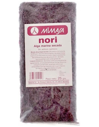 Alga Nori  Sushi  25 Gramos Mimasa