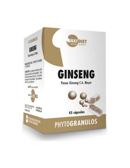 Ginseng Phytogranulos 45Caps. de Waydiet Natural Products