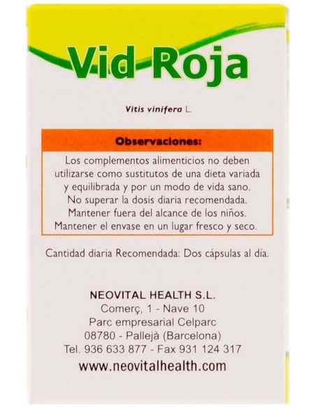 Vid Roja Microgranulos Neo 45Cap. de Neo