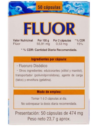 Fluor Microgranulos Neo 50Cap. de Neo