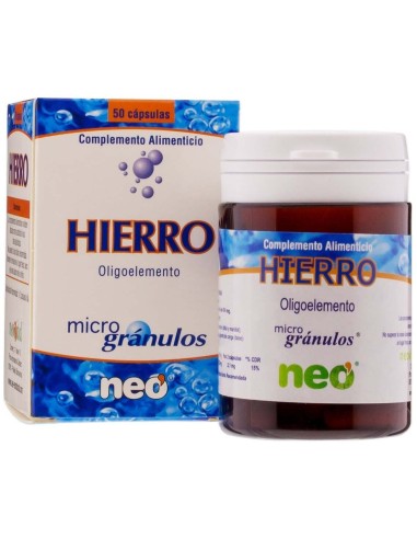 Hierro Microgranulos Neo 50Cap. de Neo