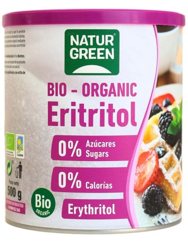 Eritritol Endulzante 1Kg. Bio Vegan de Naturgreen