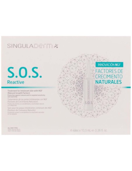 S.O.S. Reactive 4 Viales De 10,5Ml de Singuladerm