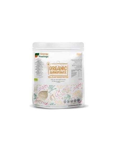 Organic Aminopower 75% Vainilla 500Gr Eco Vegan Sg de Energy Feelings