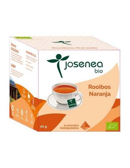 Rooibos-Naranja 10Piramides Ensobradas Bio de Josenea