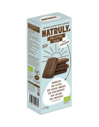 Galletas De Cacao 125Gr. Bio de Natruly