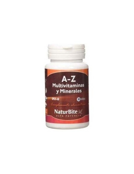 A-Z Multivitaminas y Minerales, 60 Tabl. de NaturBite