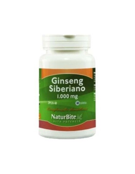 Ginseng Siberiano 1000mg, 60 Tabl. de NaturBite