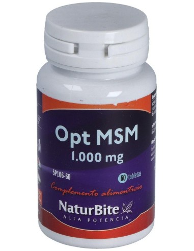 Msm 1000Mg. 60Comp. de Naturbite