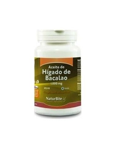 Aceite De Higado De Bacalao 1000Mg. 90Cap. de Naturbite