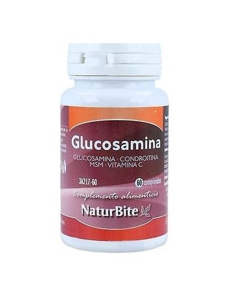 Glucosamina, Condroitina, Msm, Vit C 60Comp. de Naturbite