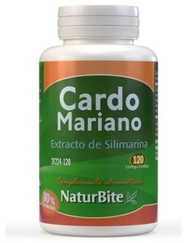 Extracto de Silimarina (Cardo Mariano), 120 Caps. de NaturBite