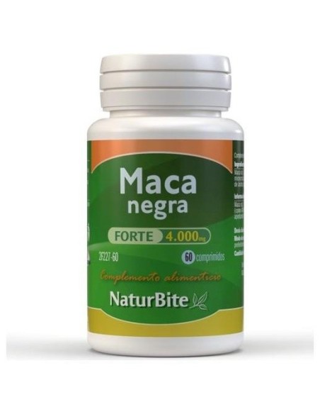 Maca Negra Forte 4000Mg. 60Comp. de Naturbite
