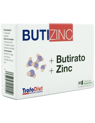 Butizinc 30Cap. de Trofodiet