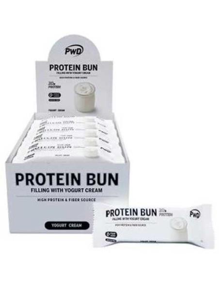 Protein Bun Bizcocho Yogurt Cream 15Udsx60Gr. de Pwd