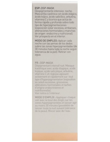Dsp Mask Pigment Zero Despigmen Inten Noche 30Ml de Martiderm