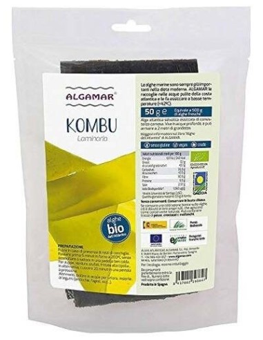 Alga Kombu Bolsa Pequeña Bio 50 g  de Algamar