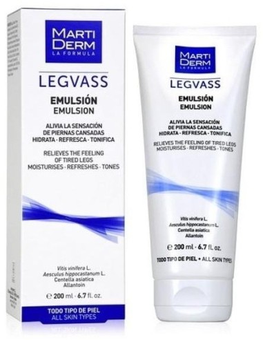 Legvass Hidro Descans Piernas Emulsion 200 Ml de Martiderm