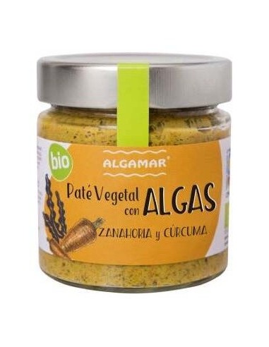 Paté Vegetal con Algas, Zanahoria y Cúrcuma  de Algamar