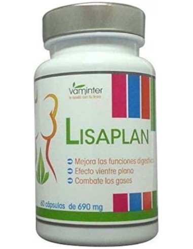 Lisaplan 60 Cap Nueva Formula 2019 Con Probioticos de Vamint