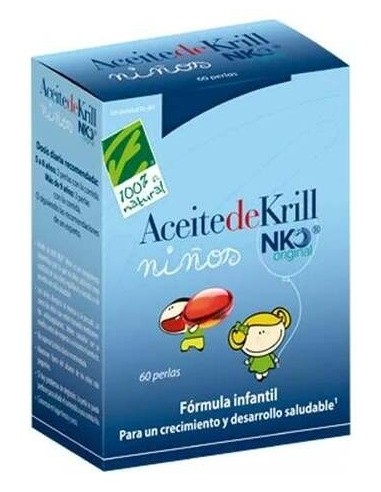 Aceite De Krill Nko Niños 60Perlas de Cien Por Cien Natural