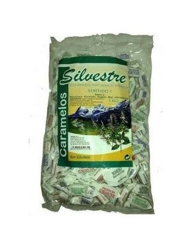 Caramelos De Eucalipto Azucar De Caña 1Kg de Silvestre