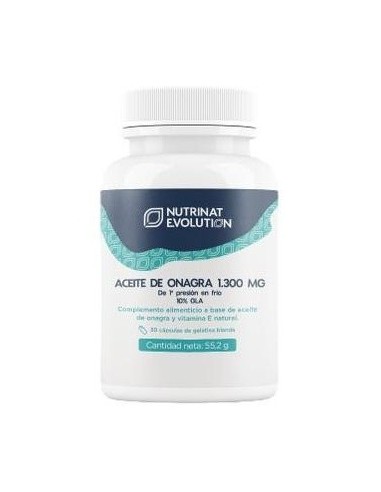 Aceite De Onagra  1.300 Mg 30 Caps  de Nutrinat Evolution