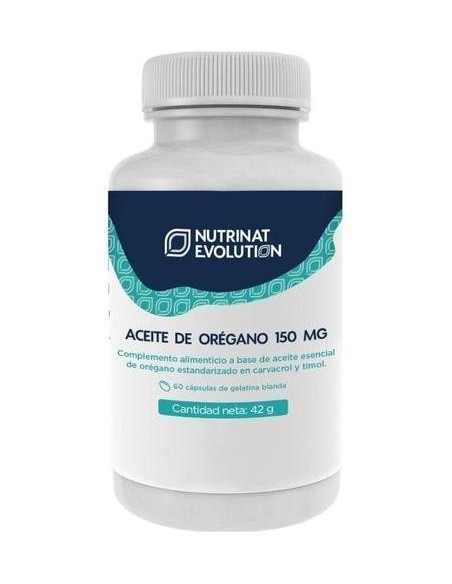 Aceite De Orégano 150 Mg   60 Caps  de Nutrinat Evolution