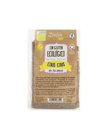 Cous Cous De Trigo Sarraceno 375Gr. Bio Sg Vegan de Zealia