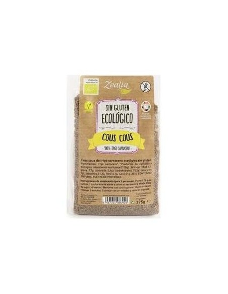 Cous Cous De Trigo Sarraceno 375Gr. Bio Sg Vegan de Zealia