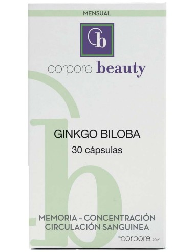 Corpore Basics Ginkgo Biloba 30 Cápsulas  Corpore Diet