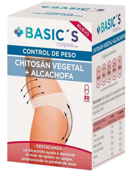 Corpore Basics Chitosan Vegetal 30Cap. de Corpore Diet