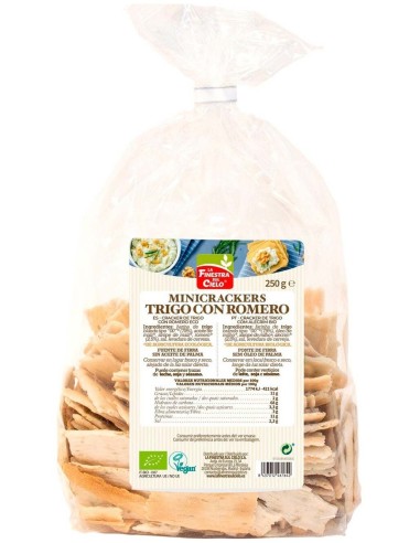 Mini Crackers De Trigo Con Romero 250Gr. Bio de La Finestra Sul Cielo
